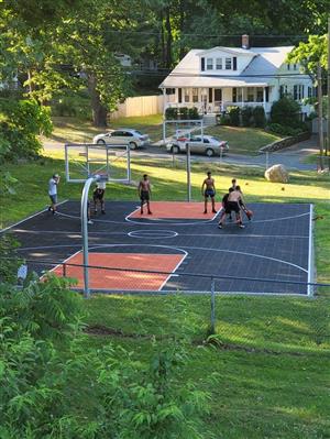 Veterans Memorial Playground Basketball Court